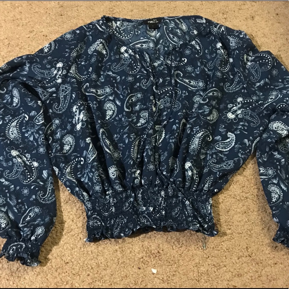 Rue 21 Patterned Blouse